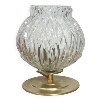 Glass table lamp
