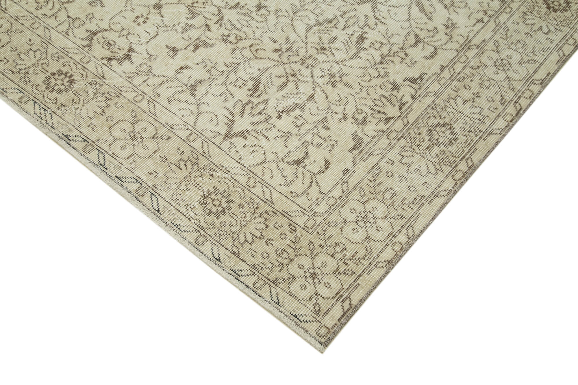 Handmade Decorative Oriental Beige Rug 166 cm x 282 cm