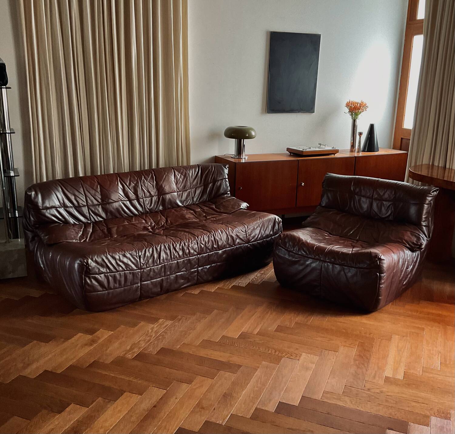 Sofa/armchair set Panto, Marc Held for Dunlopillo 1970s