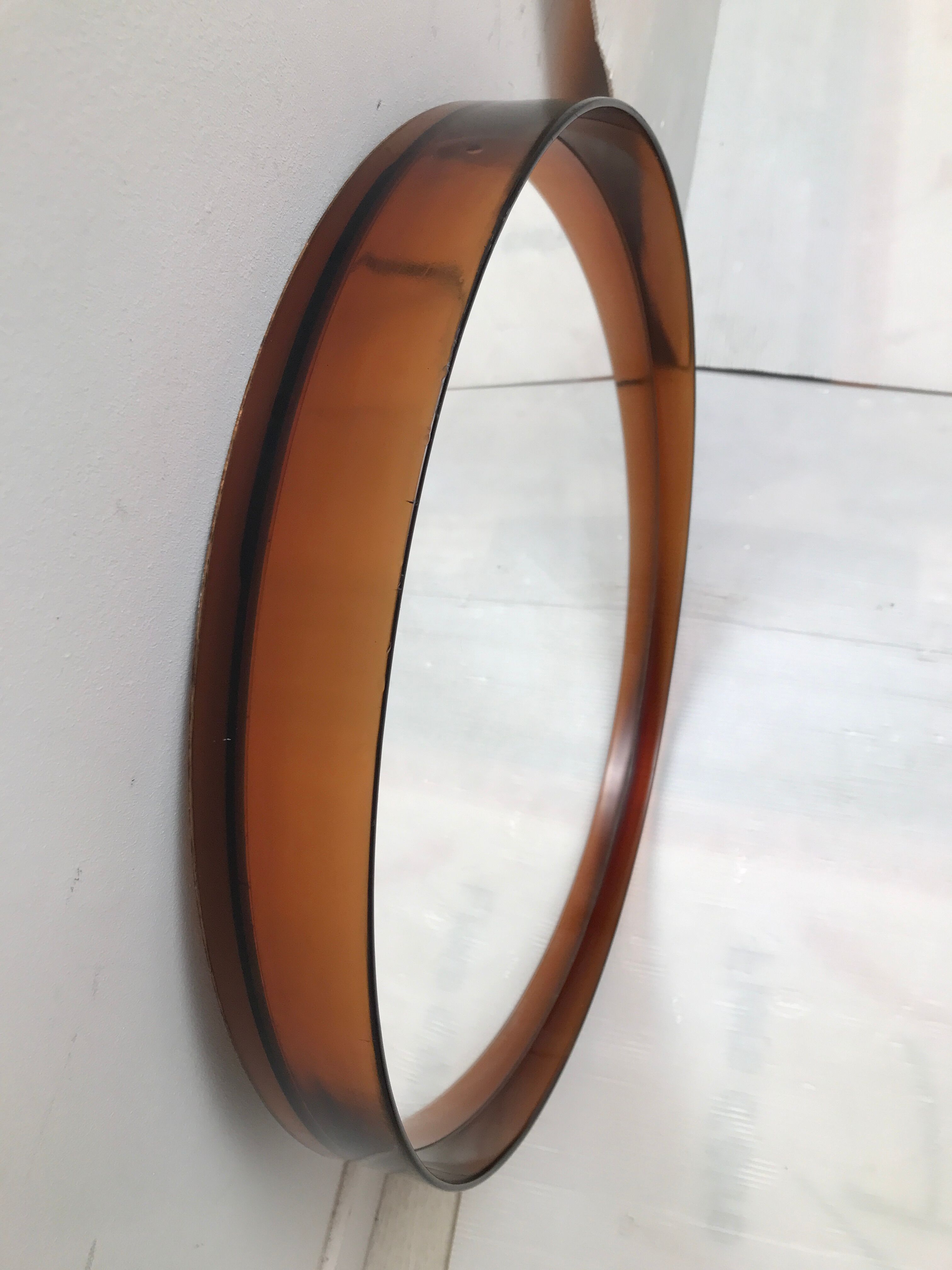 VINTAGE WALL MIRROR ROUND SYLAANN2ES 60-70