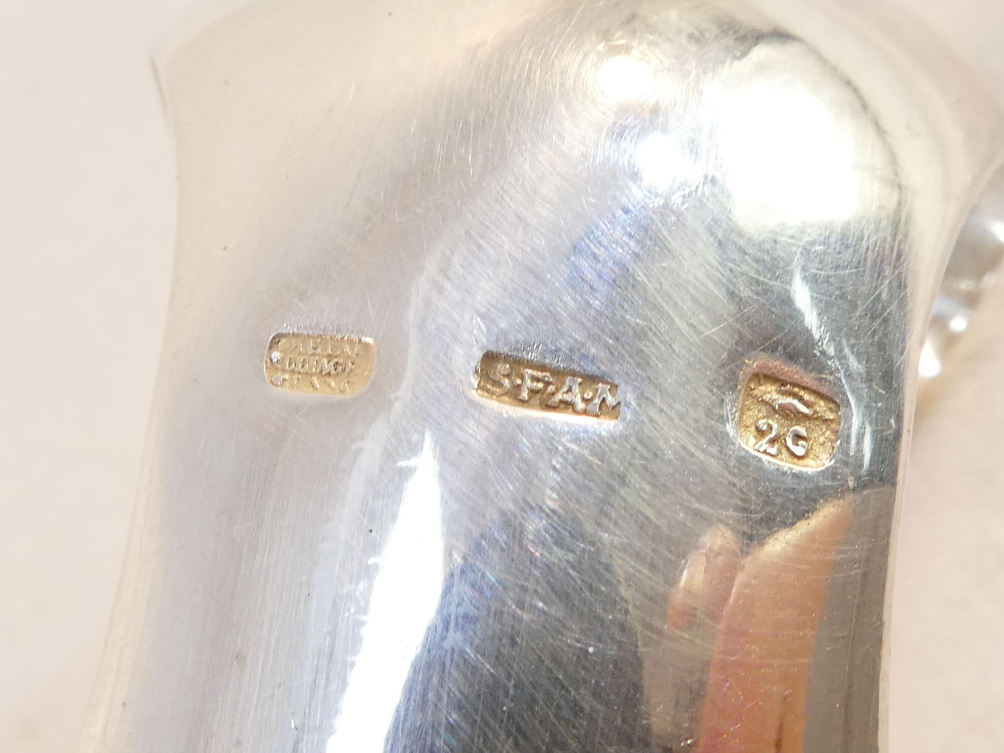 Sugar/Glacon Clamp SFAM in silver metal lion's claw