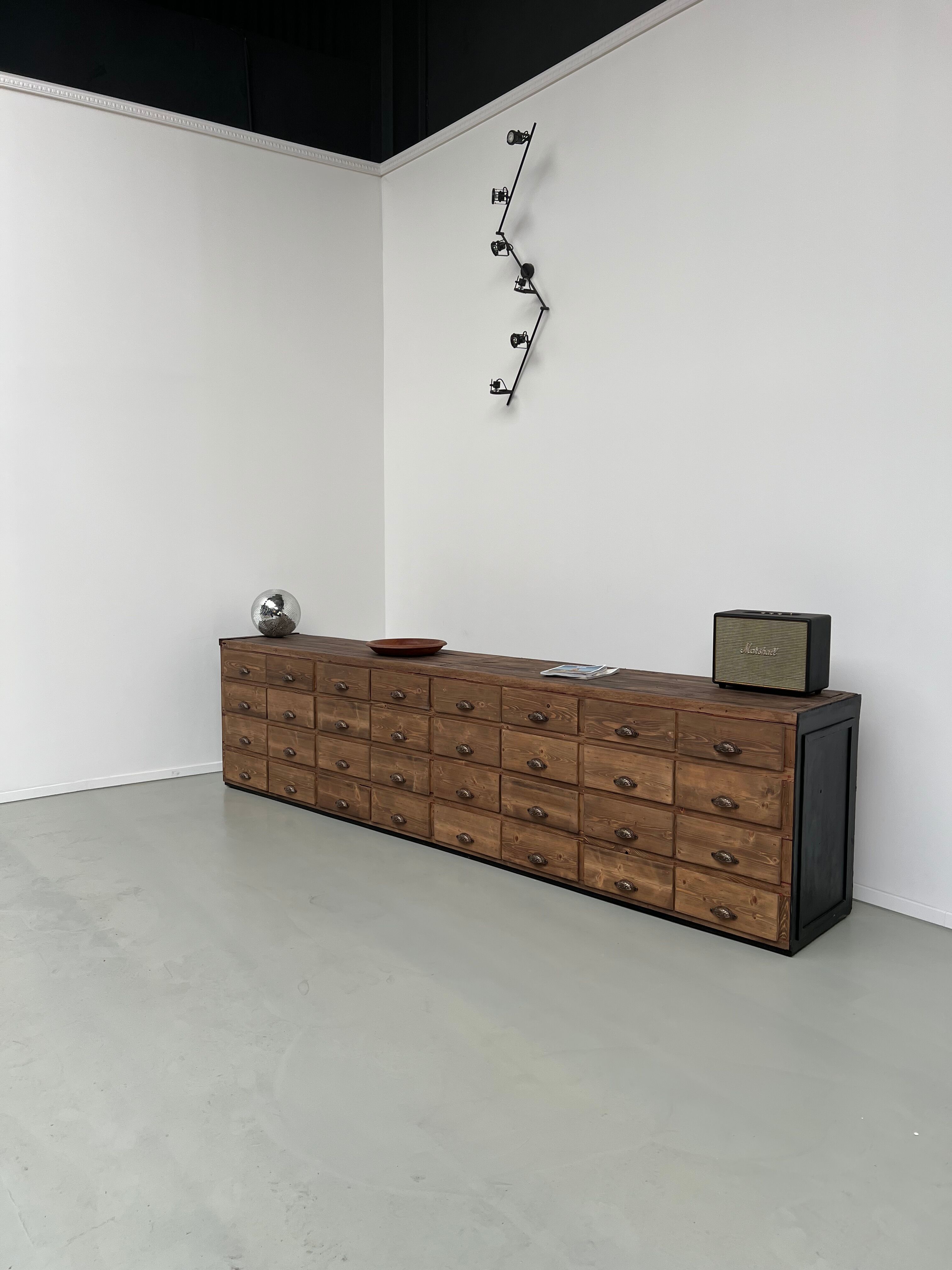 Very large craft furniture with 32 drawers