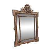 Miroir ancien a parcloses – style louis xv/baroque