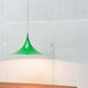 Semi-model tulip pendant lamp green space Danish mid-century by Claus Bondrup and Torsten Thorup for Fog & Mørup, 1960s, set of 2