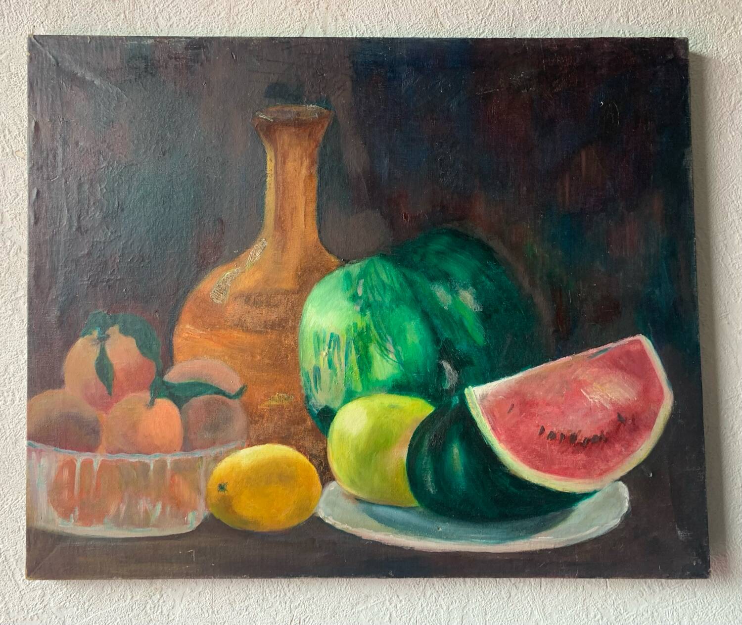 Oil on canvas still life