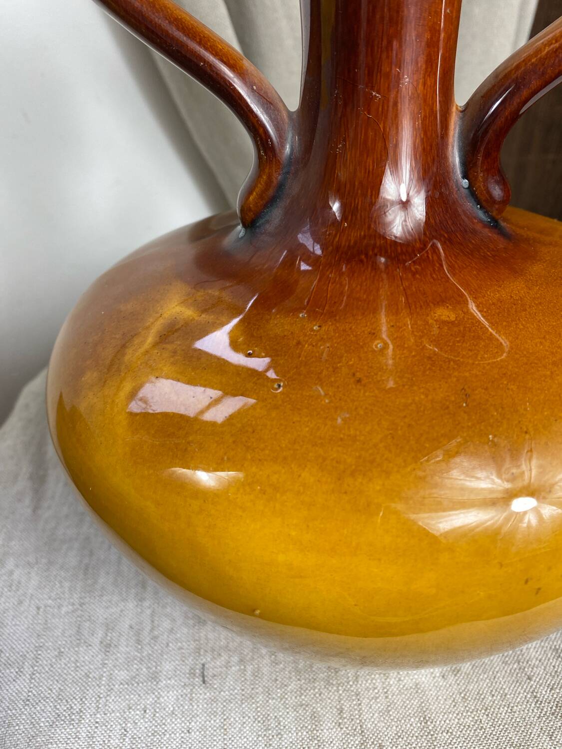Amphora-type ceramic vase