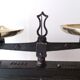Cast iron and brass balance