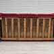 1950s, Danish 3-seater sofa, furniture velour, oak wood.