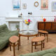 Vintage Nathan coffee table from the 1960s.