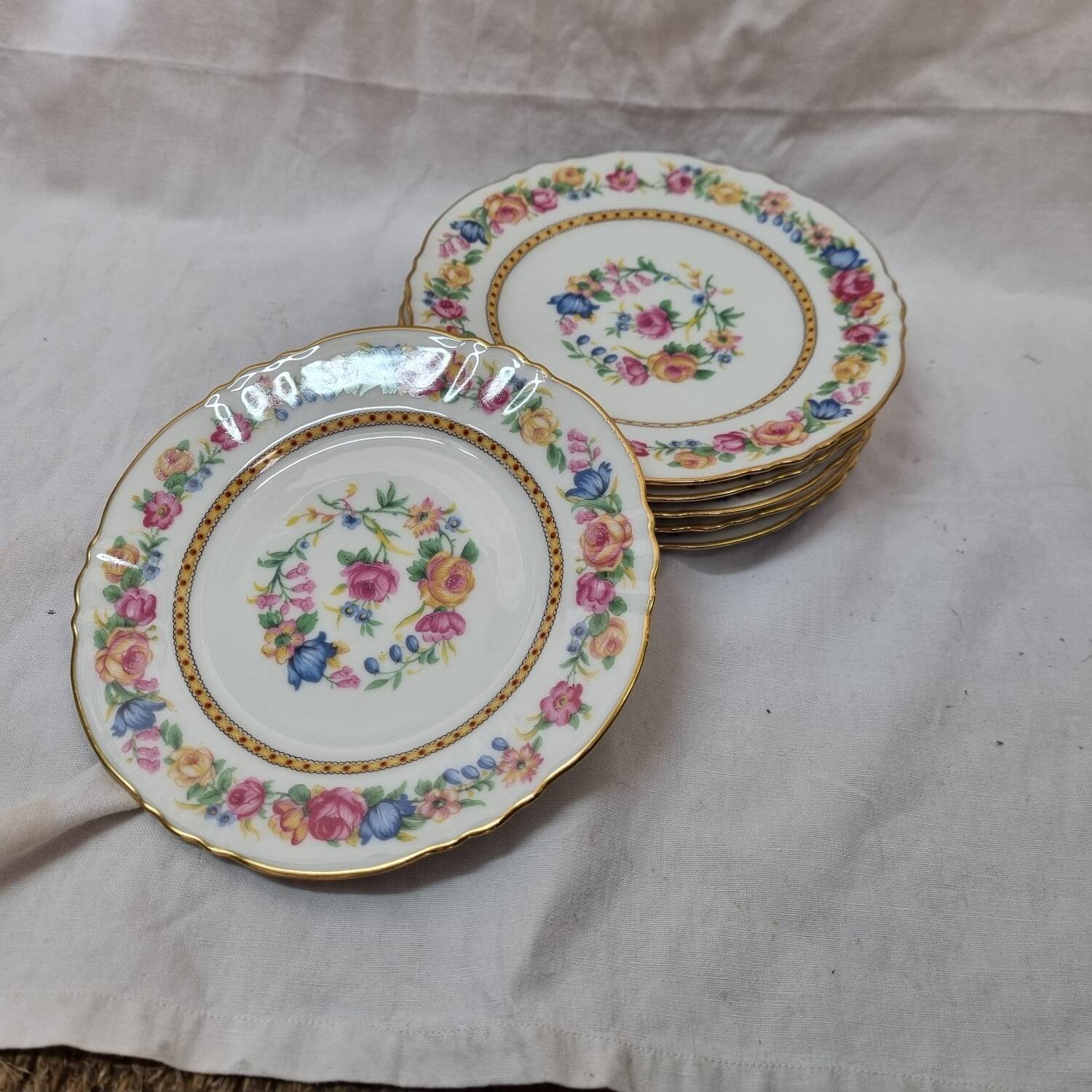 6 Limoges dessert plates, G.Ahrenfeldt
