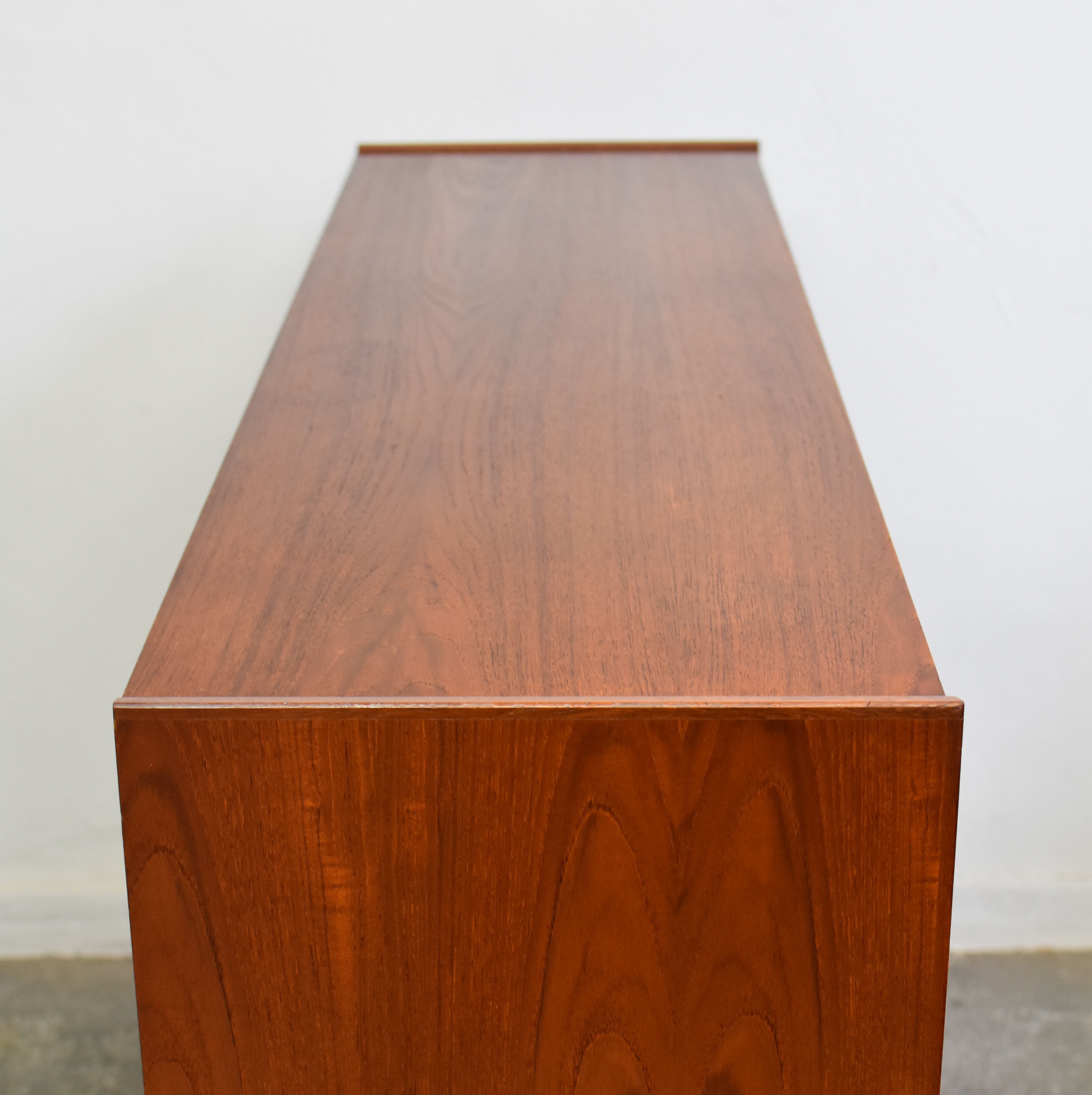 Scandinavian teak highboard, 1960