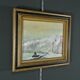Painting “Under the Snow”, signed J.J Duboc – 1980