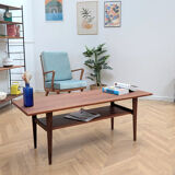 Table basse mid-century vintage