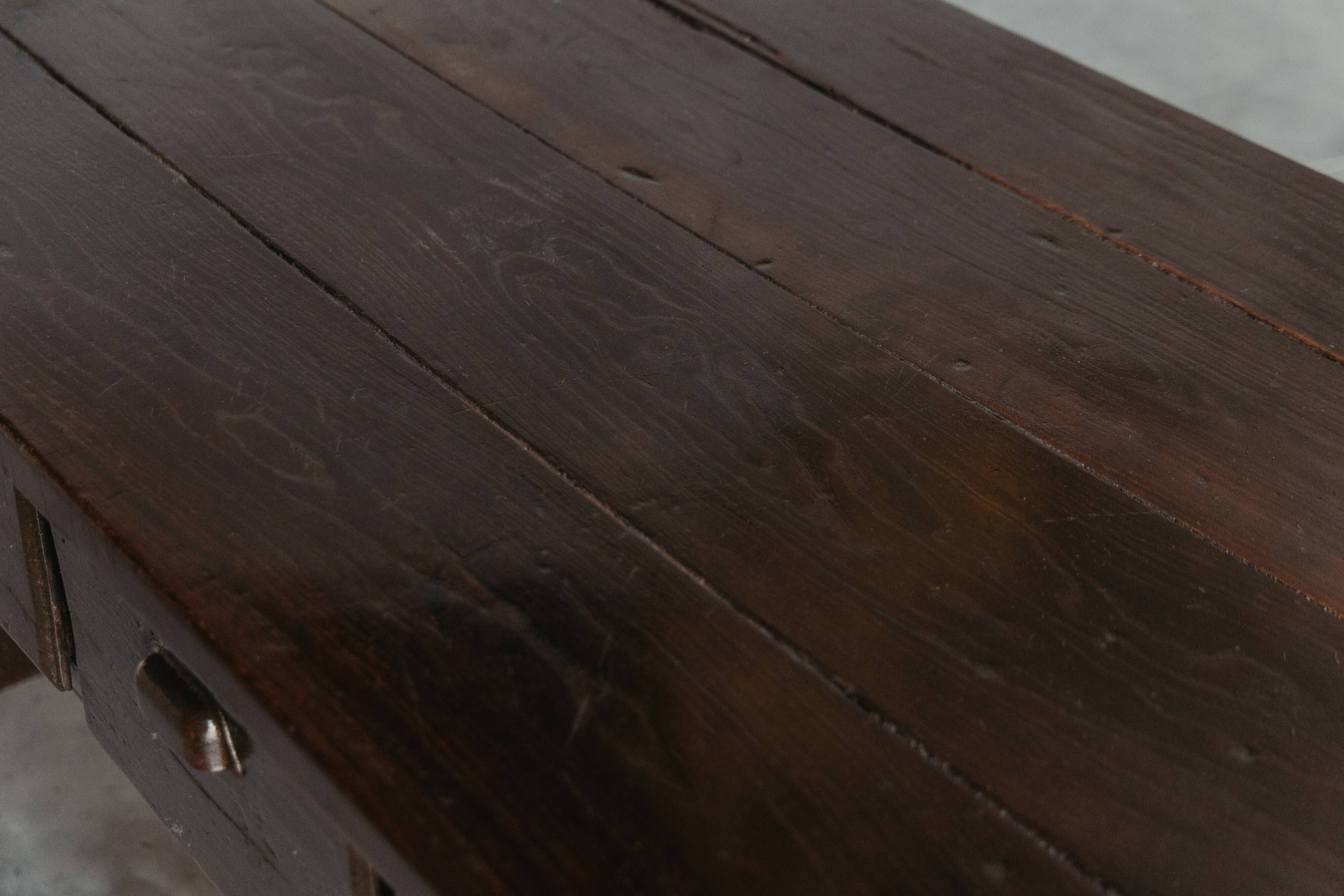 Wabi Sabi Brutalist Workbench, France, 19th Century