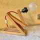 Accordion lamp, vintage Scandinavian design from the 90s, modernist design.