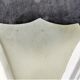 Art Deco plaster corner wall sink with frosted glass cut to 3 points
