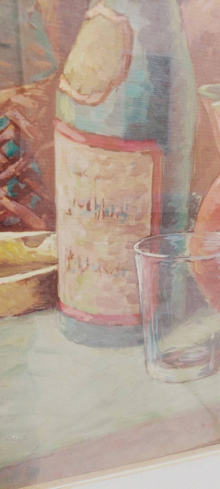 Oil painting on canvas Still life Spartaco Piancastelli 50x70 year