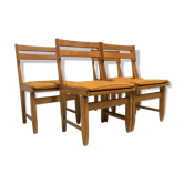 Série de 4 chaises Guillerme et Chambron