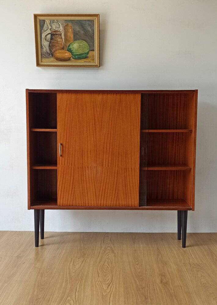 Bibliothèque vintage en bois, 1970