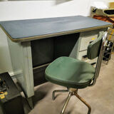 Metal industrial desk