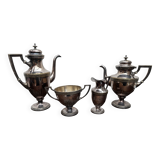 Silver-plated tea and coffee service from the Art Nouveau period