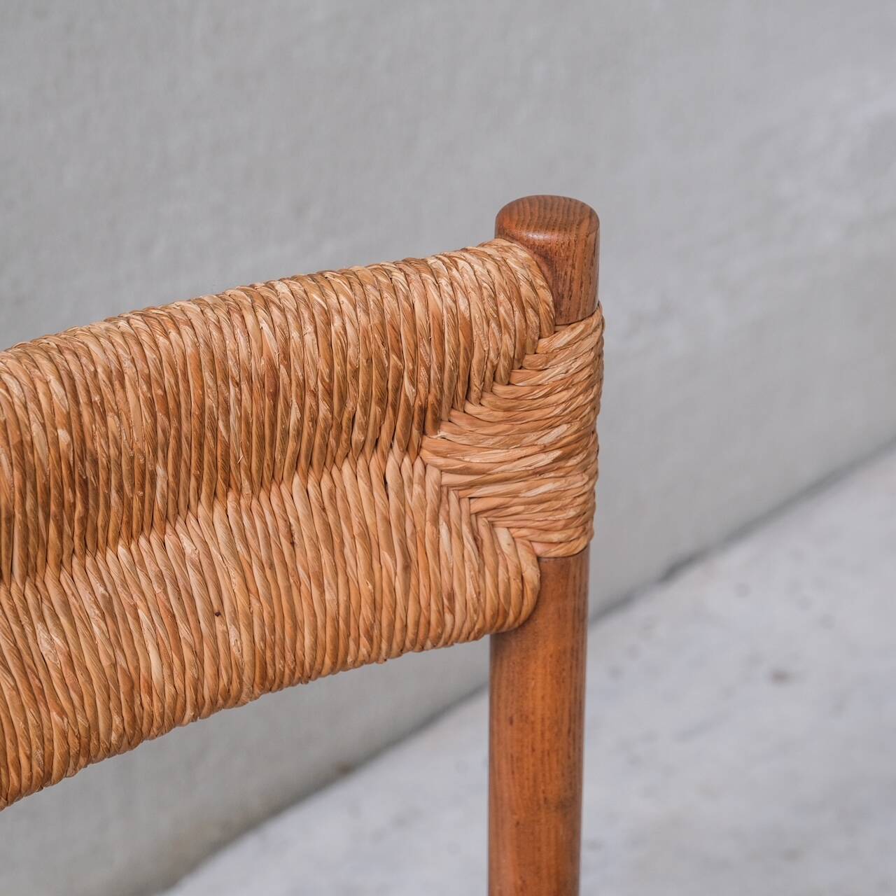 'Dordogne' Mid-Century Rush Dining Chairs