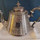 Silver metal coffee maker