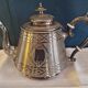 Silver metal coffee maker