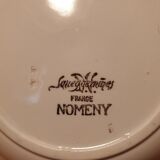 Suite of 7 hollow plates Saarguemines