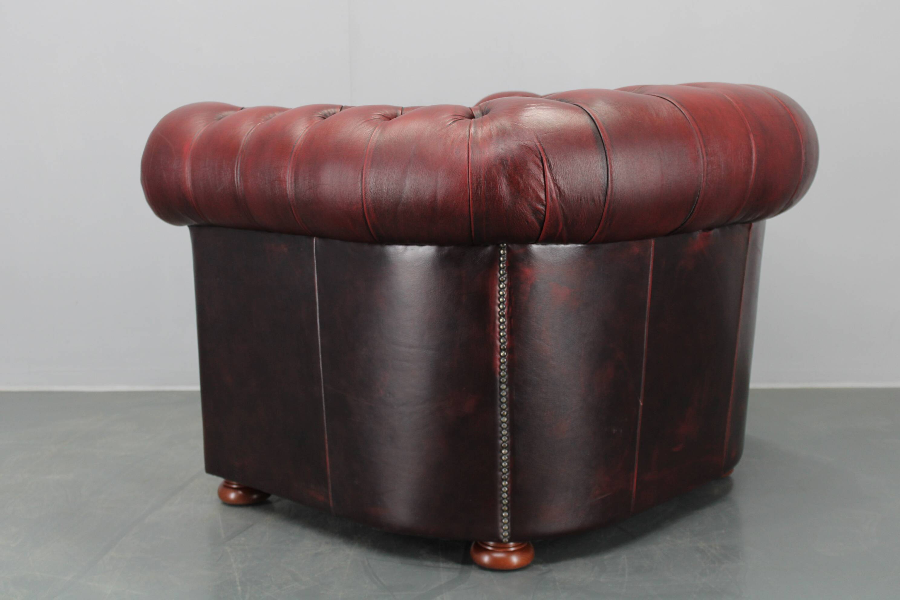 Fauteuil en cuir vintage, Tchécoslovaquie