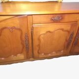 Louis XV oak and cherry wood sideboard