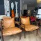 Pair of PJ 56 Grete Jalk armchairs in Rio rosewood, 60s