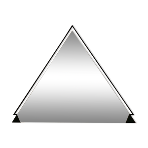 Miroir triangle postmoderne 1980