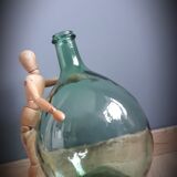 Demijohn 6 L clear green
