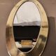 Vintage Urdu mirror in brass