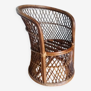 wicker armchair