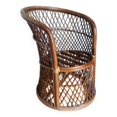 fauteuil en osier