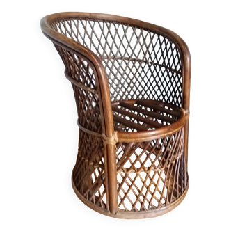 wicker armchair