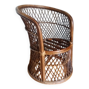wicker armchair