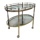 Brass bar cart / France, 1960s.