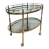 Brass bar cart / France, 1960s.