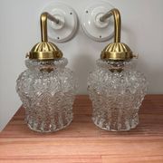 Paire d’appliques murales vintage