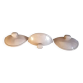 3 Art Deco style wall lights ''Kotska''
