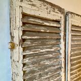 4 patinated shutters