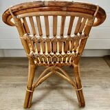 Child's rattan armchair
