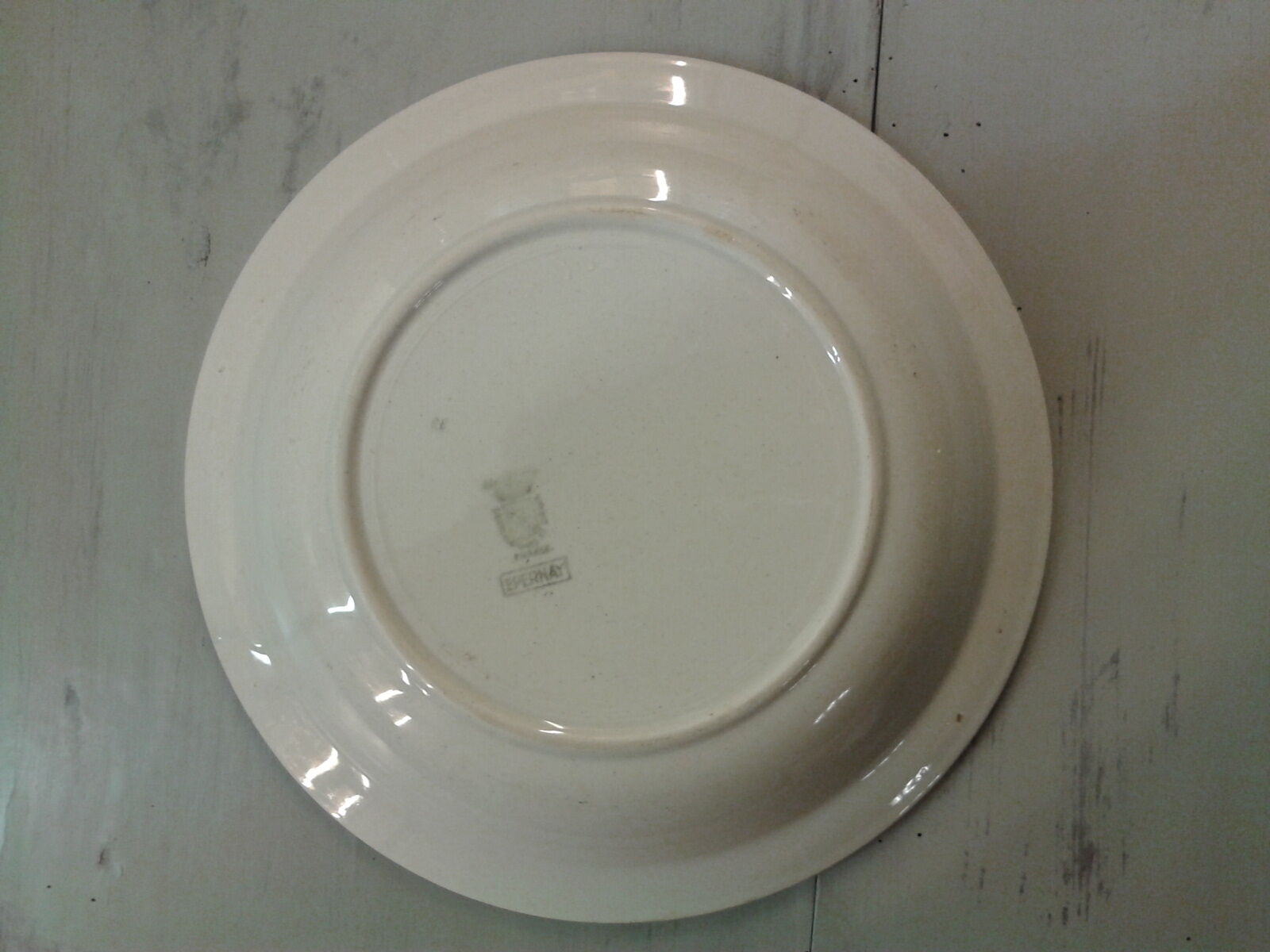 Earthenware Sarreguemines deep dish