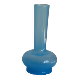 Blue opaline vase