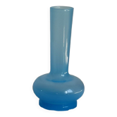 Blue opaline vase