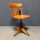 Chaise de bureau hêtre par Albert Stoll années 1940