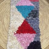 Small Moroccan rug - Vintage Art Deco rug - The Moroccan rug